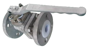 PFA-lined Ball Valve